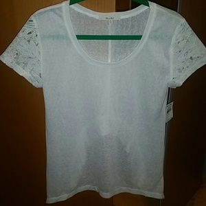 Miss Me sheer but not too sheer tshirt